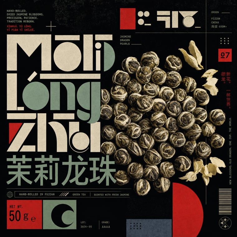 The design — Mòlì Lǒng Zhú