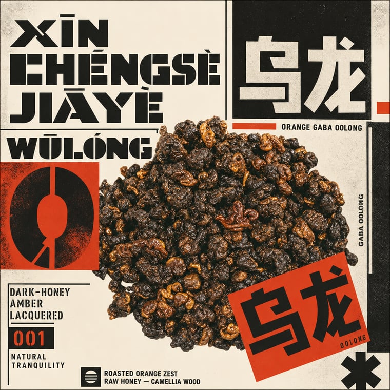 The design — Amber GABA Oolong