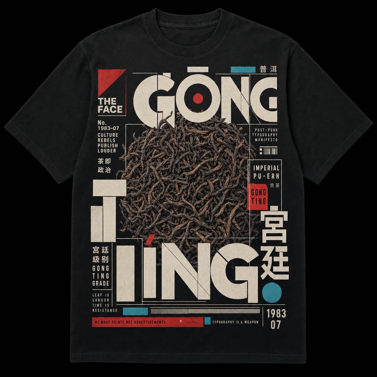 The design — Gong Ting Pu-erh